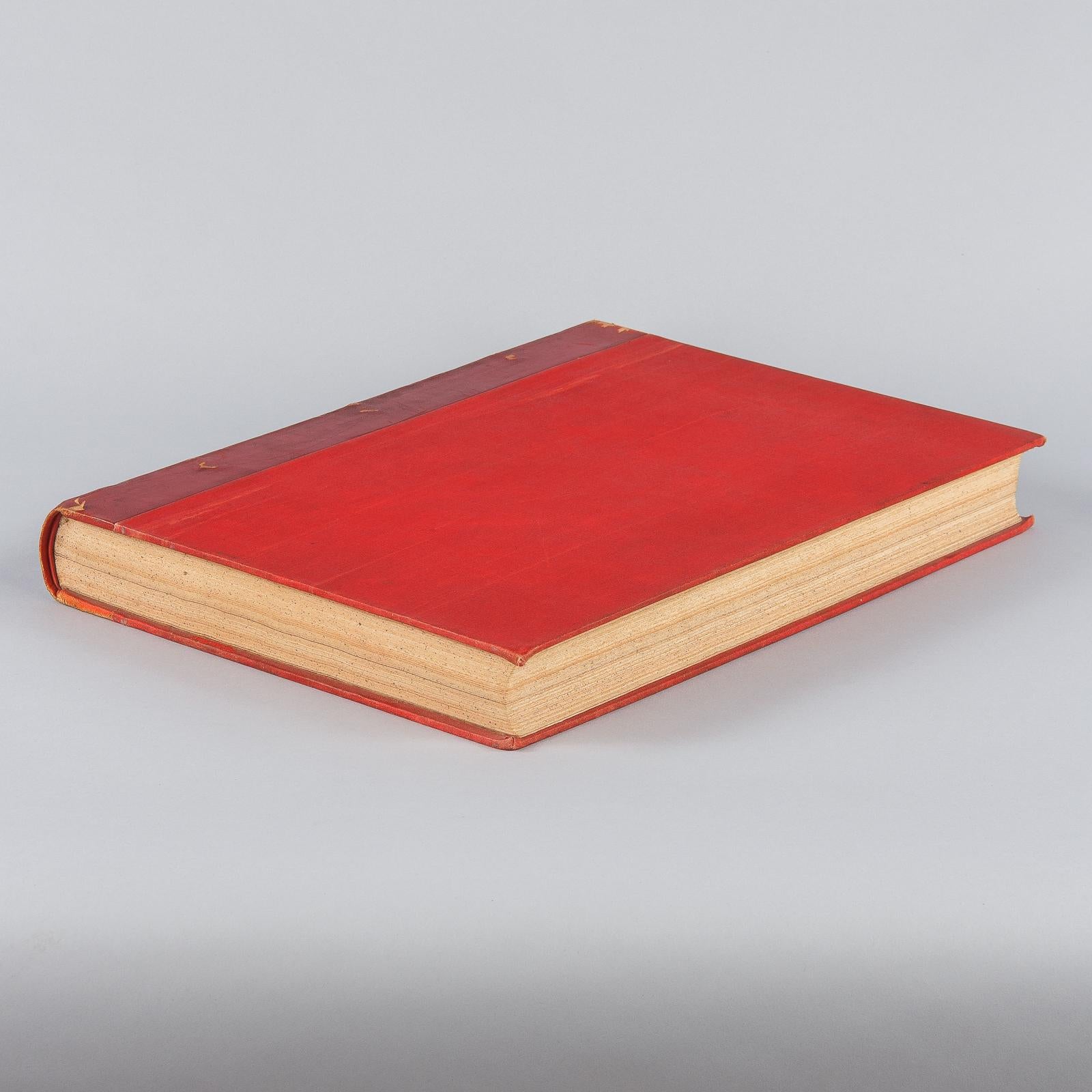 French Red Leather Bound Book- L'Illustration 1927 5