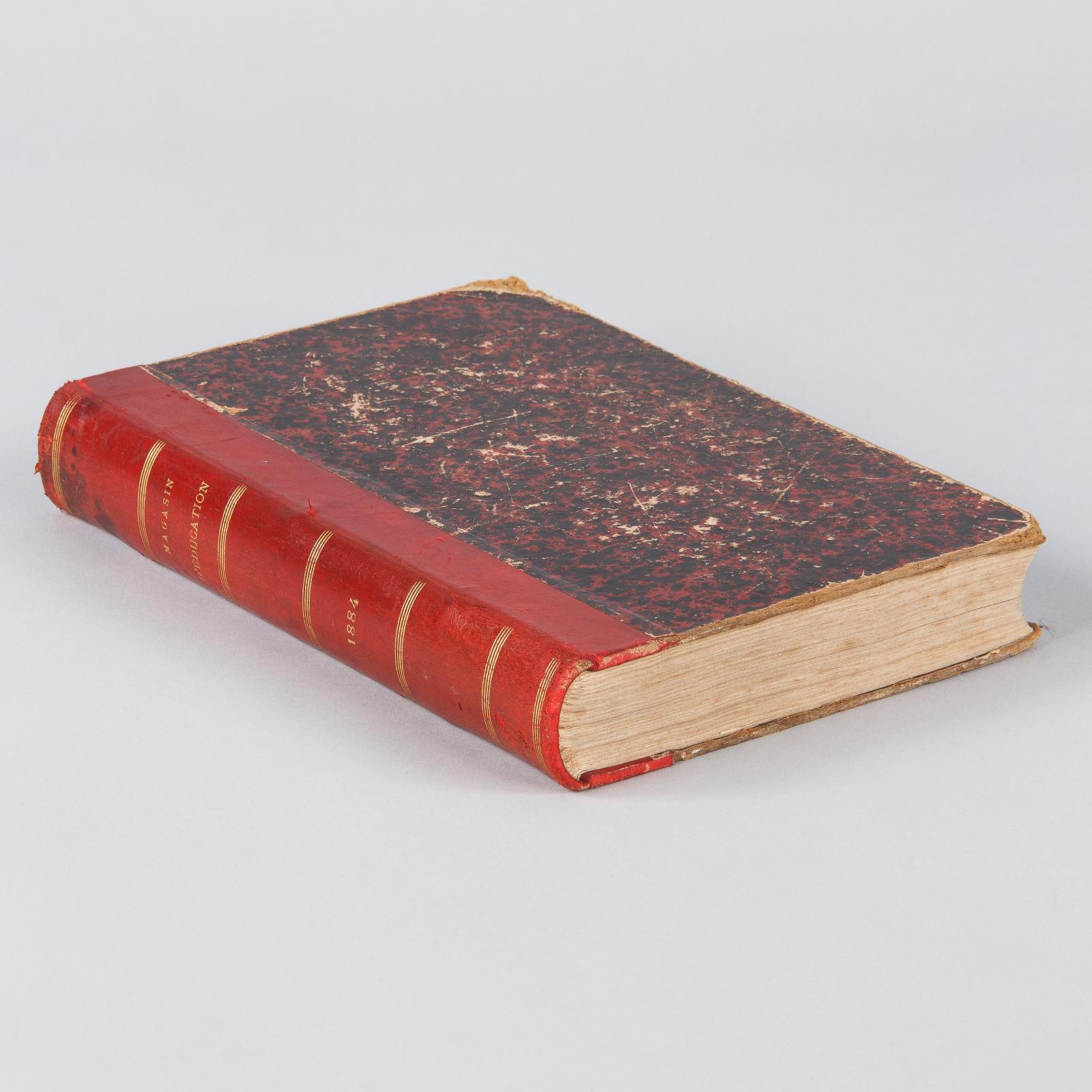 19th Century French Book, Magasin D'education Et De Recreation, 1884 For Sale