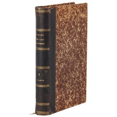 French Book, Manuel des Lois du Batiment, 1879