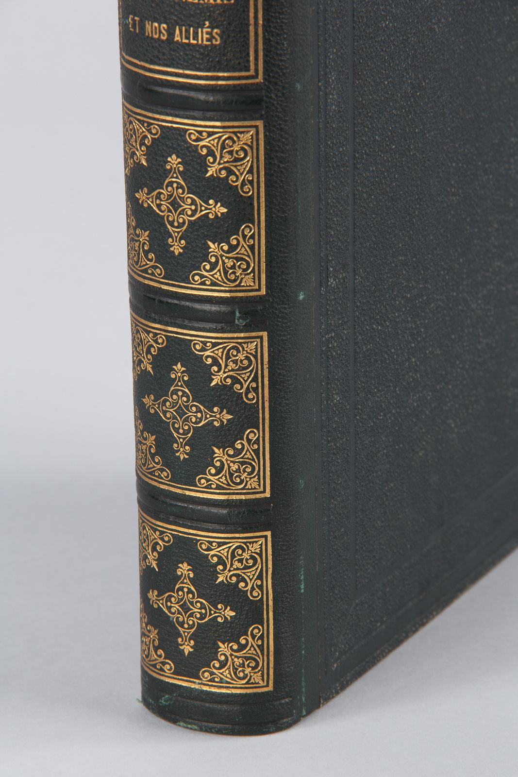 French Book, Nos Ennemis et Nos Allies by Arthur Mangin, 1870 In Good Condition In Austin, TX