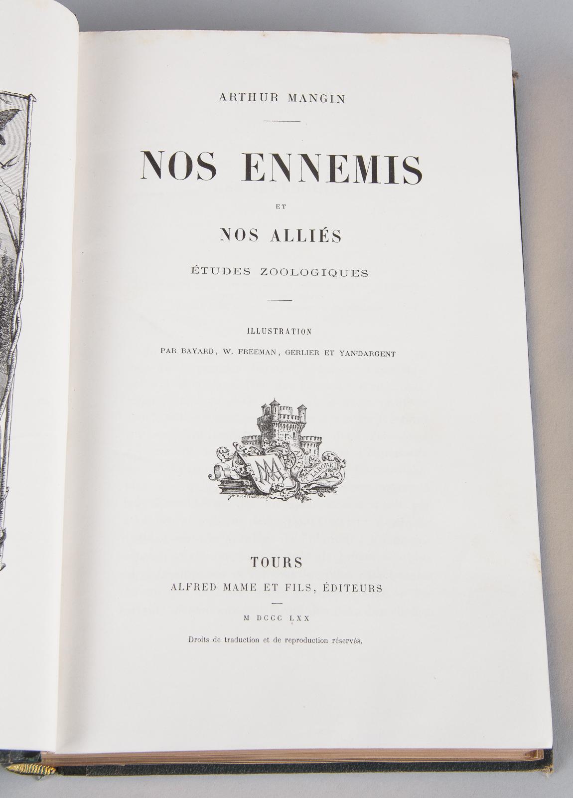 French Book, Nos Ennemis et Nos Allies by Arthur Mangin, 1870 2