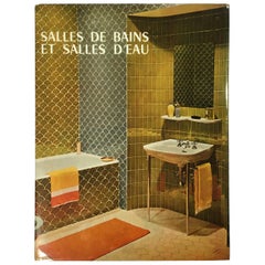 French Book on Bathroom Interiors, 1965 'Salles de Bains et Salles D'Eau