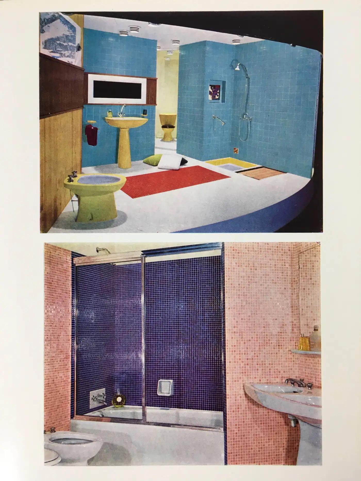 French Book on Bathroom Interiors, 'Salles de Bains et Salles D'Eau', 1965 For Sale 1