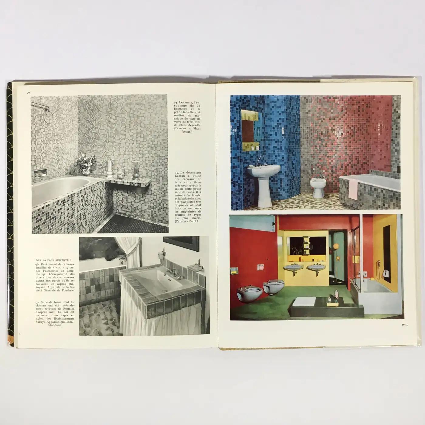 French Book on Bathroom Interiors, 'Salles de Bains et Salles D'Eau', 1965 For Sale 2