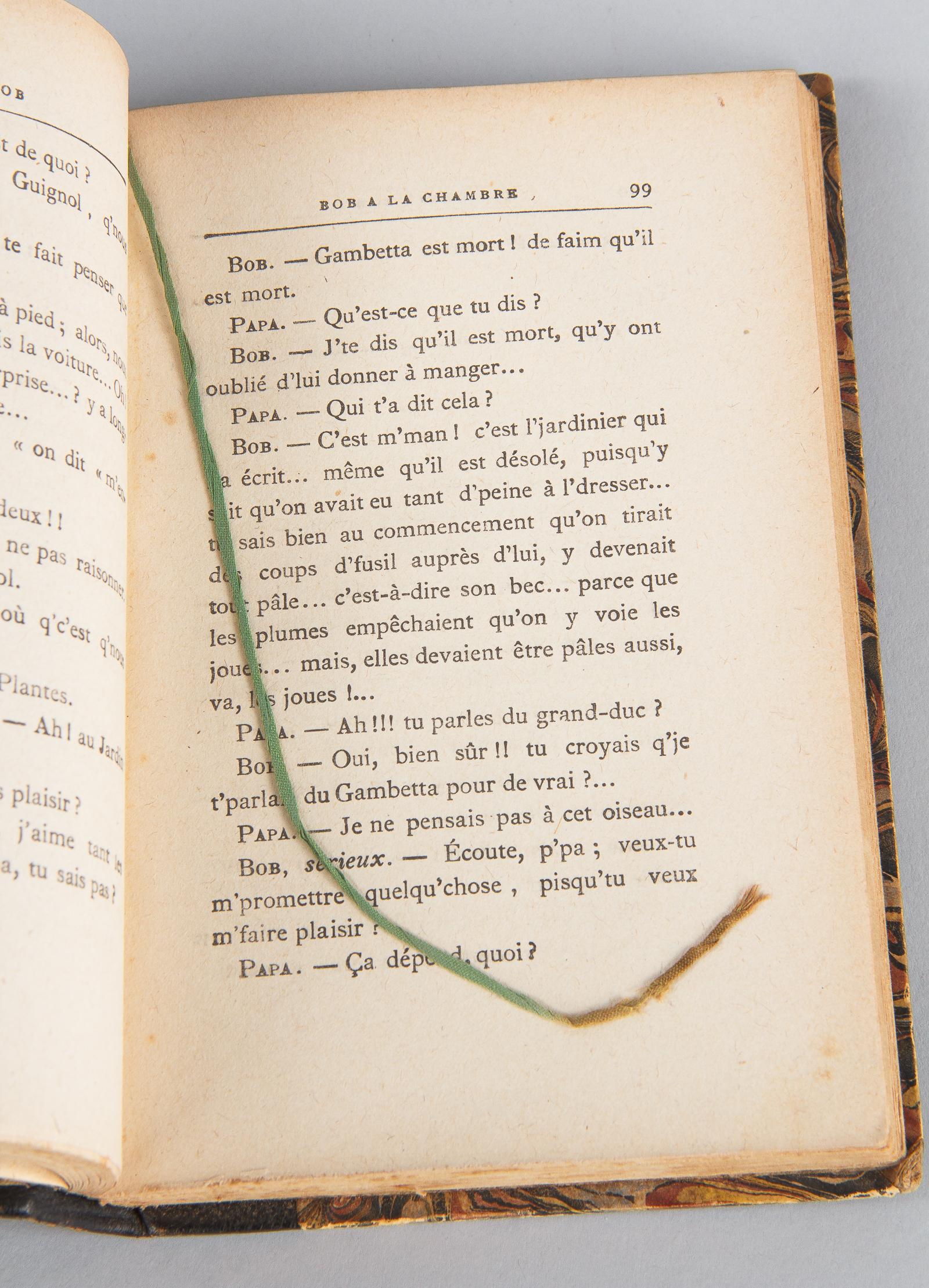 French Book, Petit Bob by Gyp, 1882 4