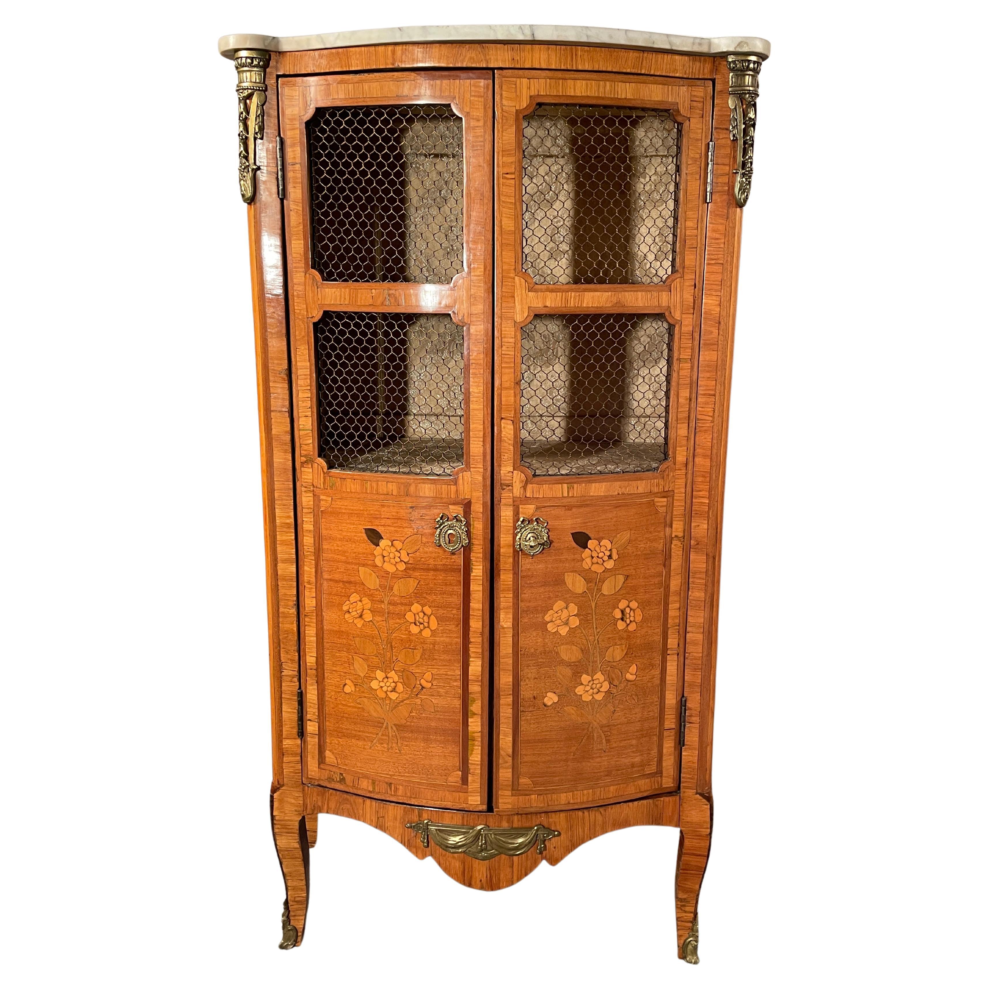 French Bookcase, Louis XV Style 19th century.  For Sale