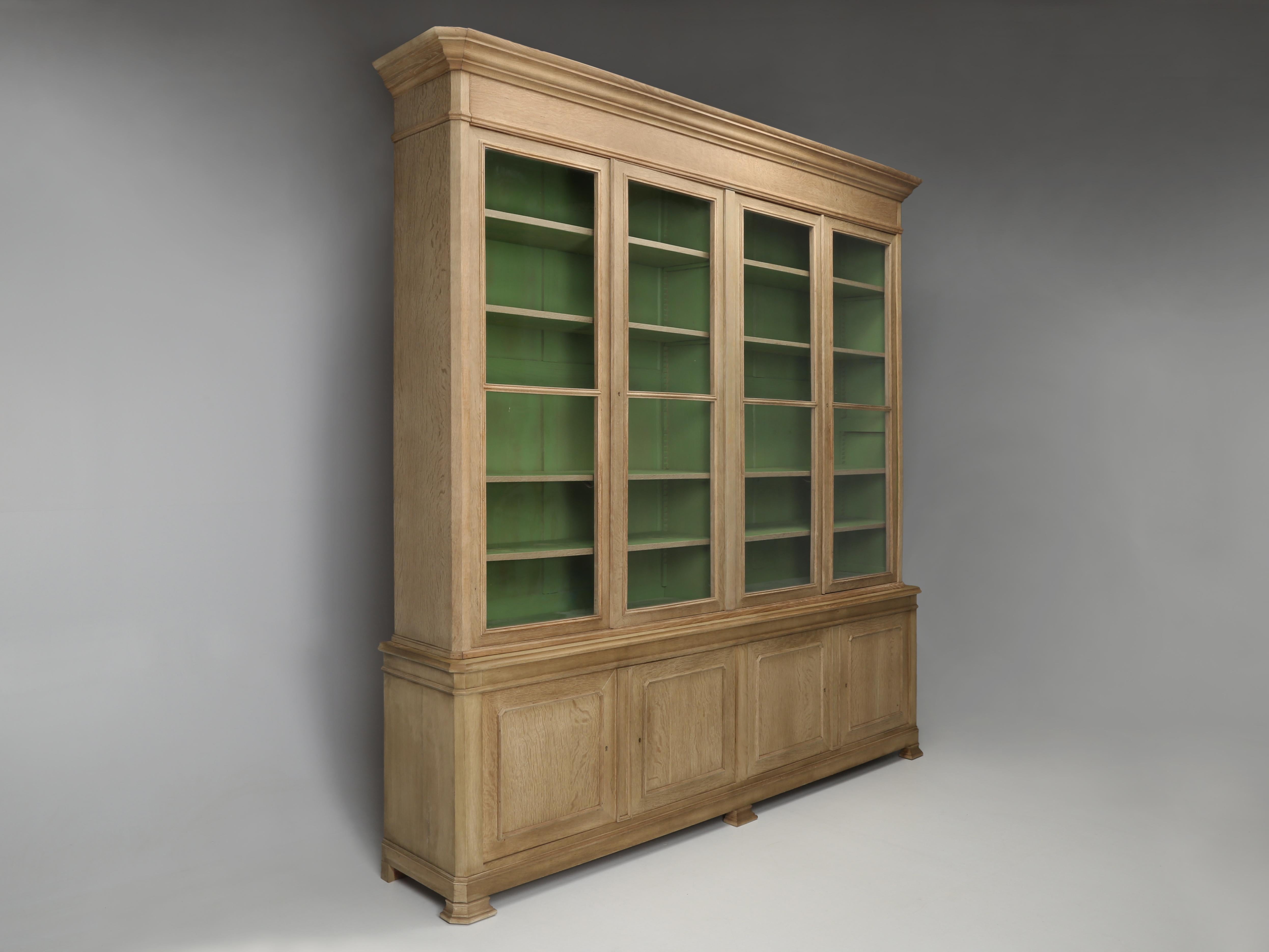 Antique French Bibliothèque, or antique French bookcase was constructed in the style referred to as Louis Philippe (King Louis Philippe I 1830–1848). Our Antique Louis Philippe French Bookcase was built in the first French decorative style imposed