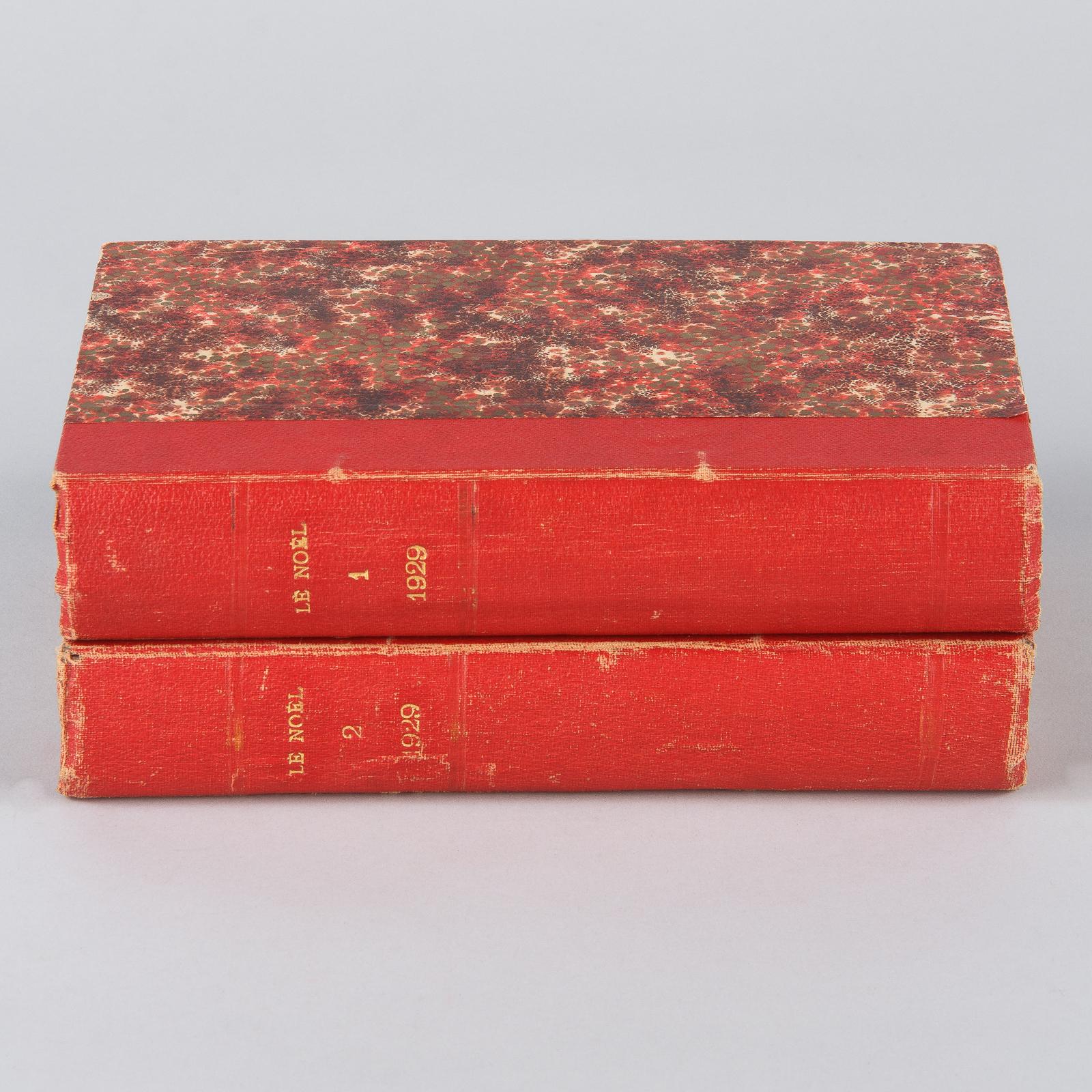 French Books, Le Noel, Two Volume Set, 1929 For Sale 4