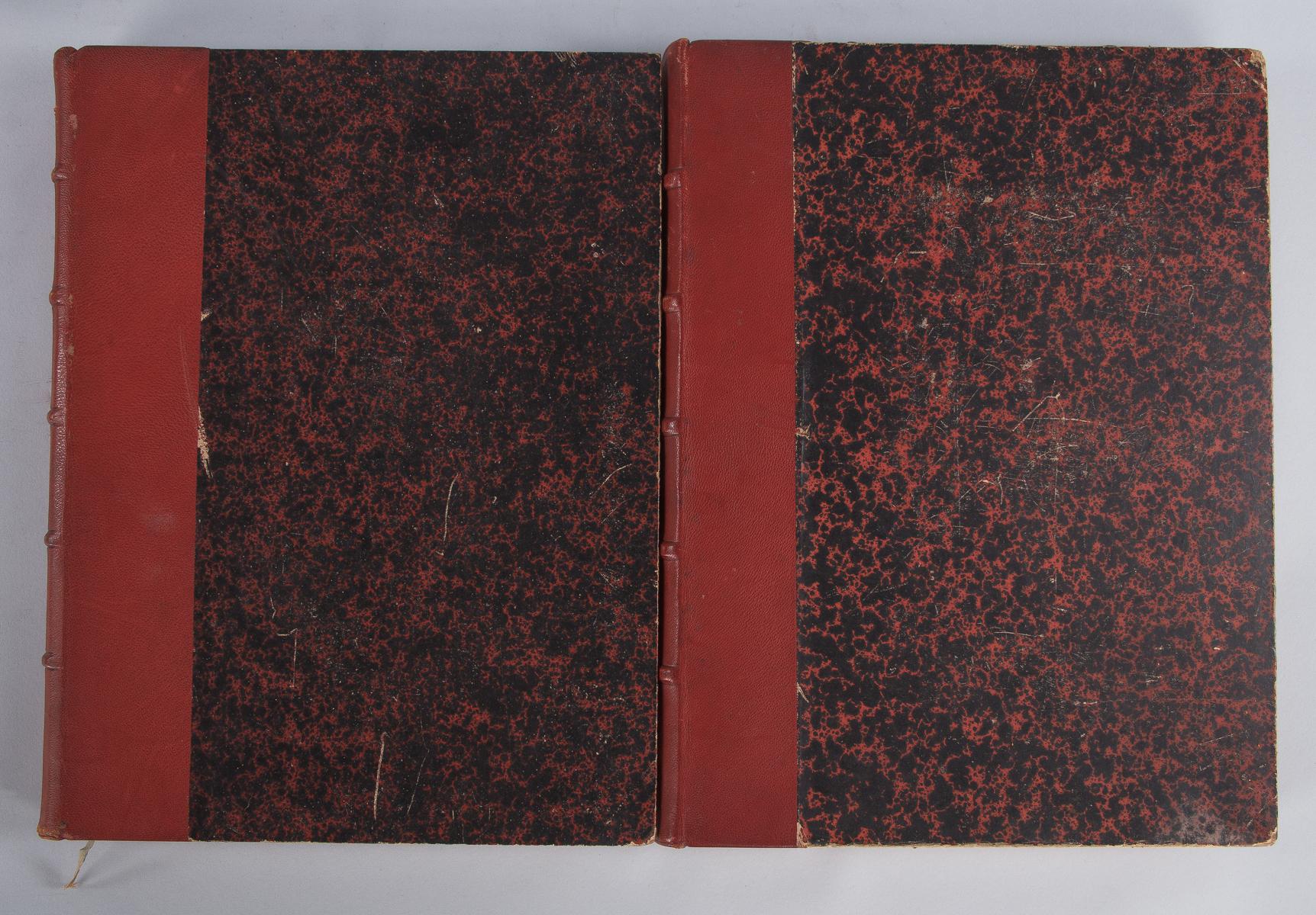 World War One Illustrated French Leather Bound Books, 1914-1918 5