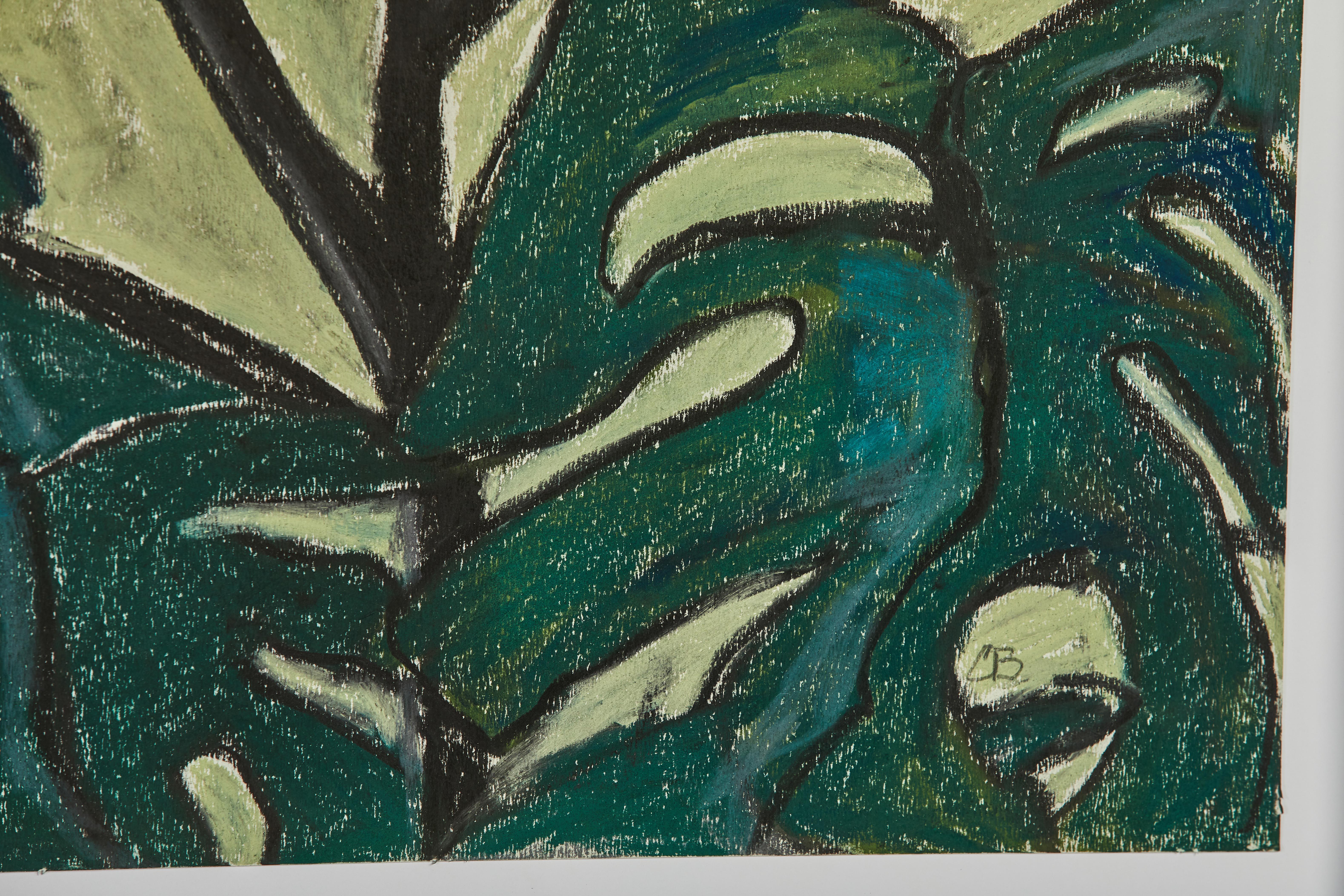 French Botanical Drawing on Paper by Caroline Beauzon 2