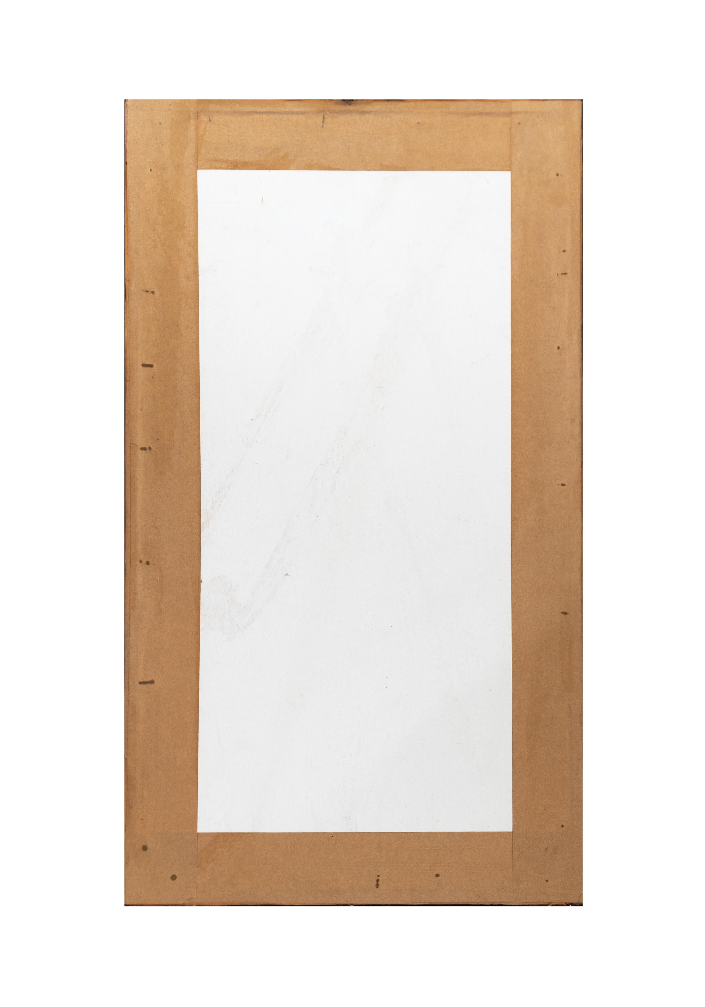 French Botanical Watercolor, 1909, 20th Century In Distressed Condition For Sale In Lisbon, PT
