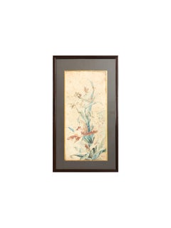 French Botanical Watercolor, 20th Century