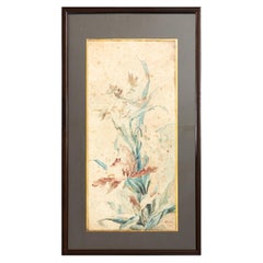 French Botanical Watercolor, 20th Century