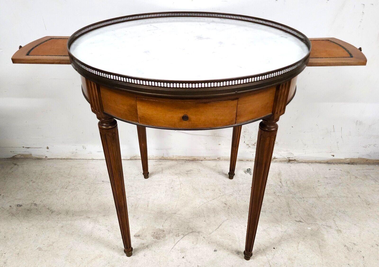 French Bouillotte Table Antique Louis XVI Style In Good Condition In Lake Worth, FL