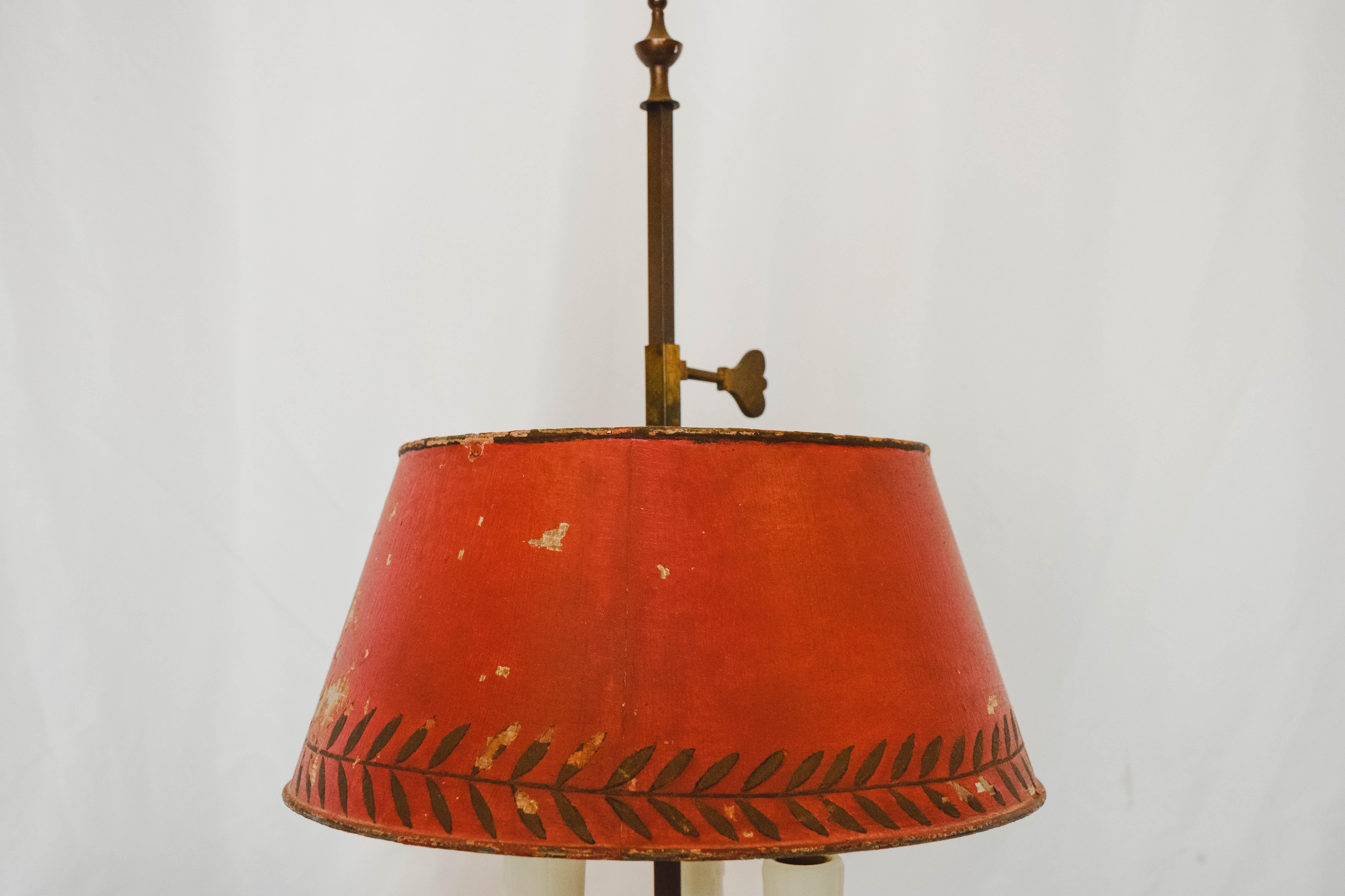 Bouilotte-Lampe, Französisch (19. Jahrhundert) im Angebot