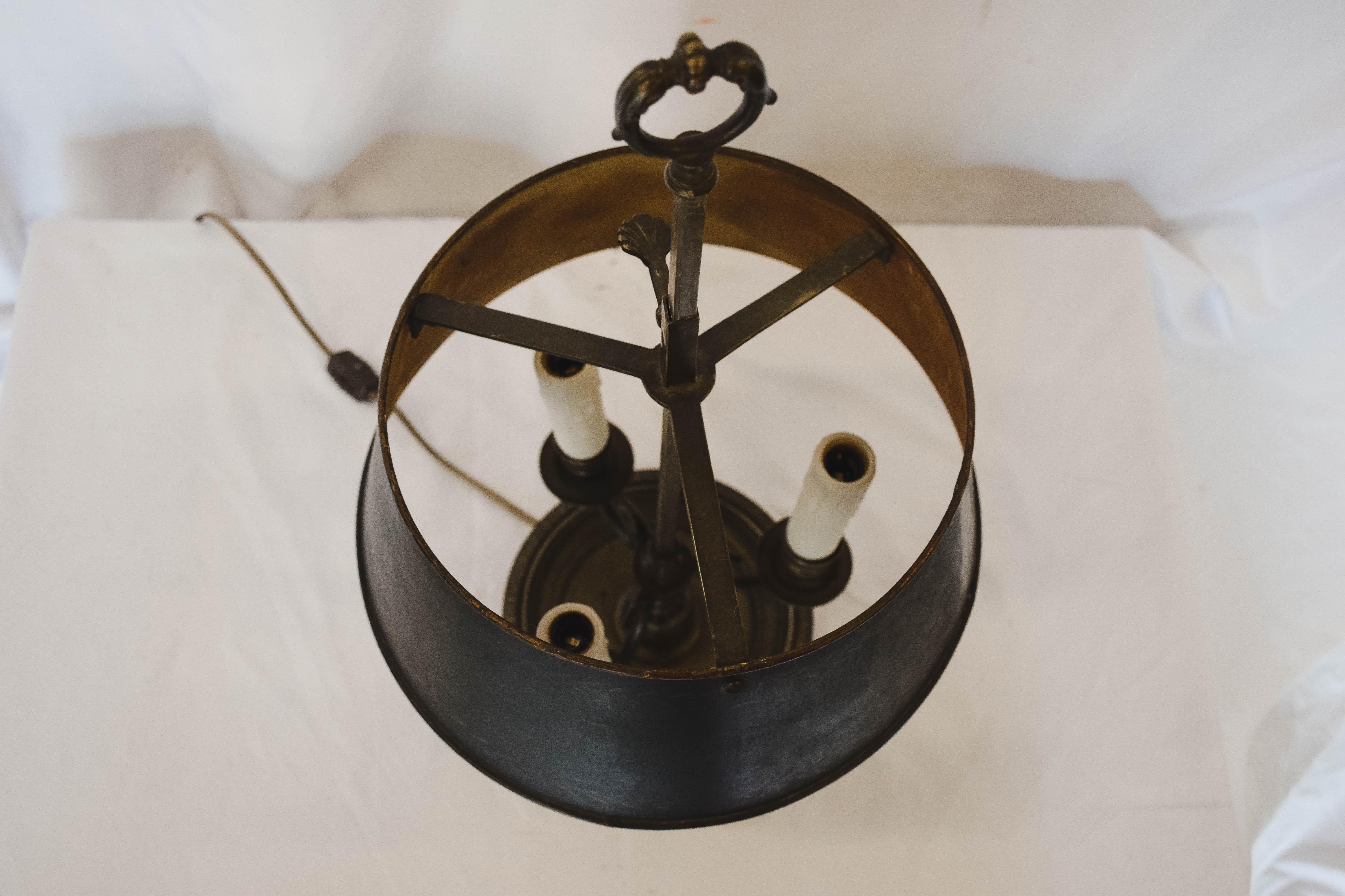 Metal French Bouilotte Lamp