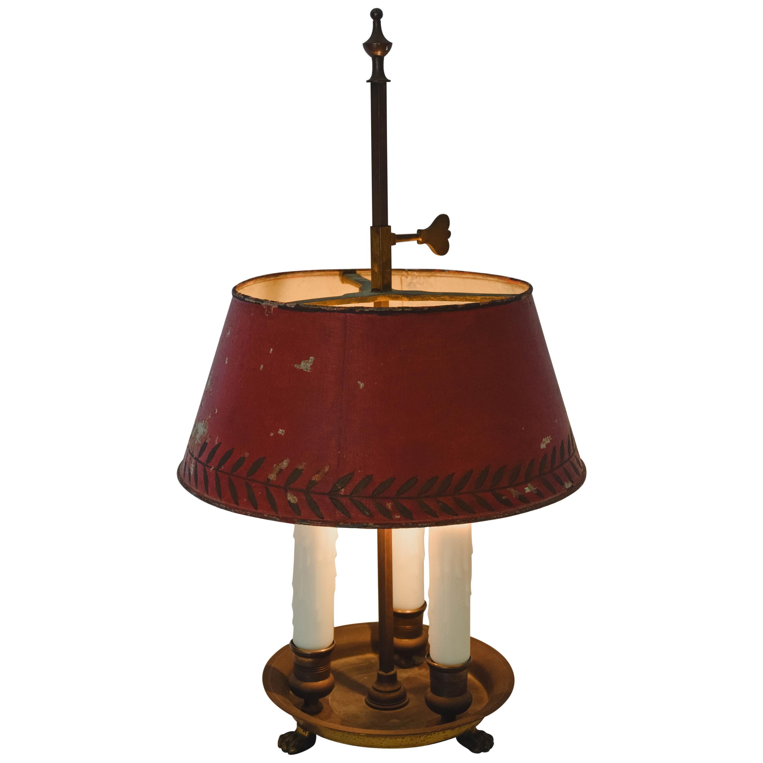 French Bouilotte Lamp For Sale