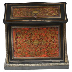 Used French Boulle Desk Companion Letter Box Inlay