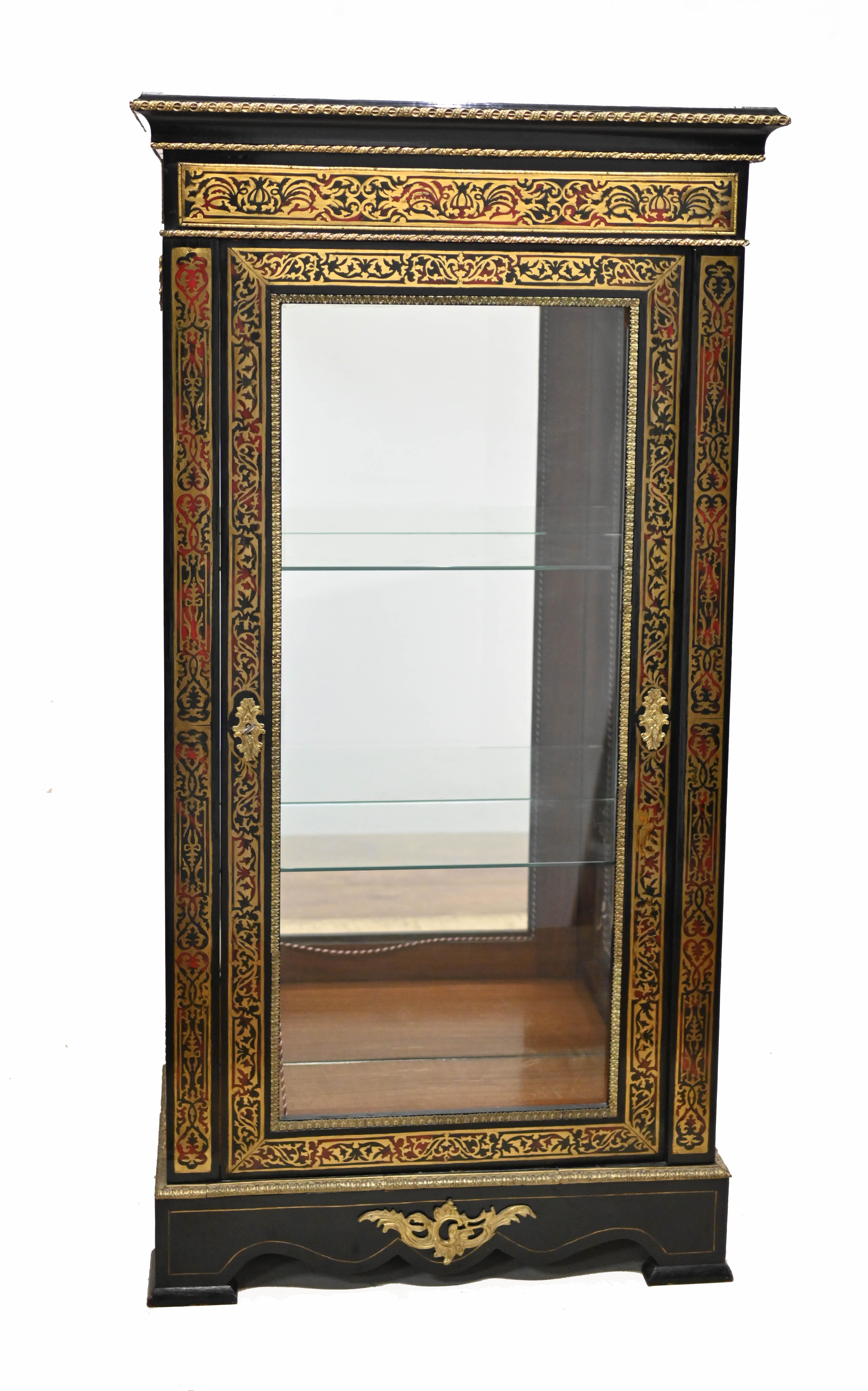 antique french display cabinet