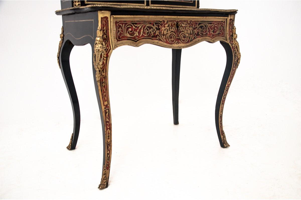 Tortoise Shell French Boulle Napoleon III Secretary Desk 