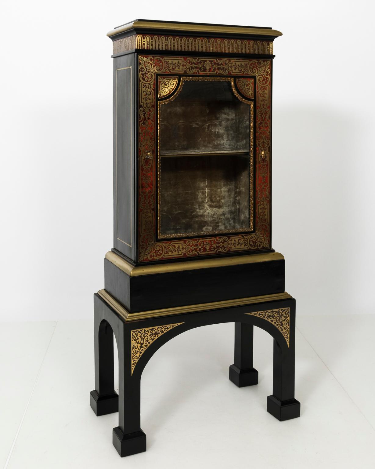 French Boulle Style Cabinet, circa 1840 4