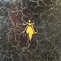 French Boulliote Lamp with Tole Shade