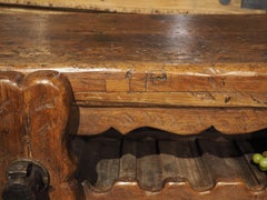French, Bourgogne Antique Work Bench Wine Carrier
