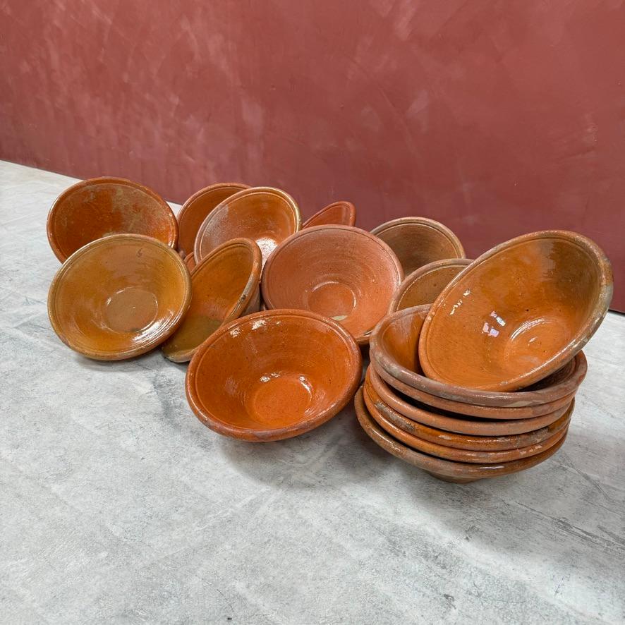 Early 20th Century hand-crafted bowls. 

Each piece is unique, varying in size/height. 

20 available.

PRICED INDIVIDUALLY. 