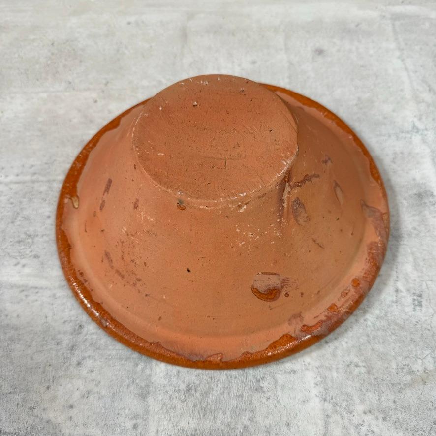 20th Century French Bowls with a Burnt Underglaze For Sale