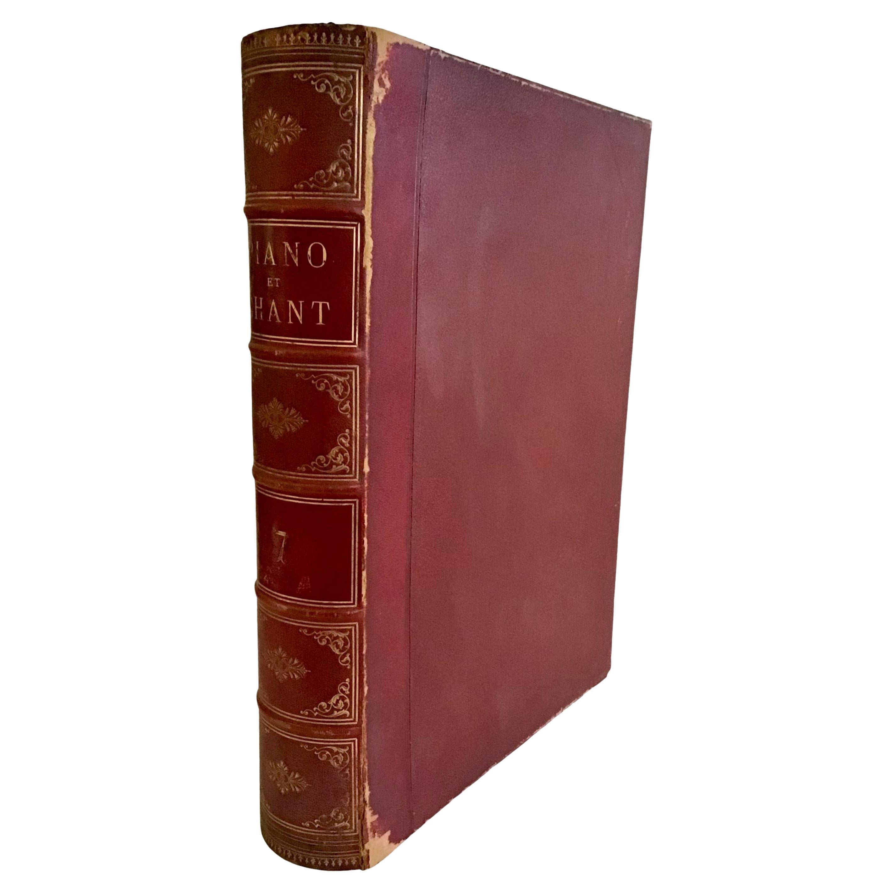 French Box Case in a Book Shape For Sale