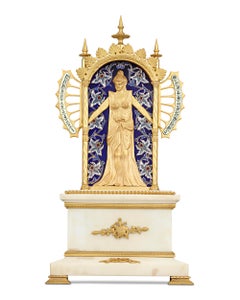 French Bras En L'air Mantel Clock