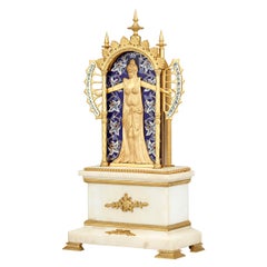 Antique French Bras En L'air Mantel Clock