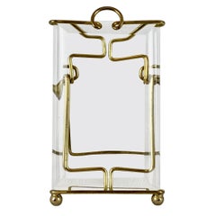 Photo Frame-French Brass and Bevelled Glass