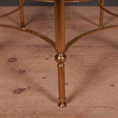 French Brass and Glass Table