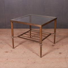 French Brass and Glass Table