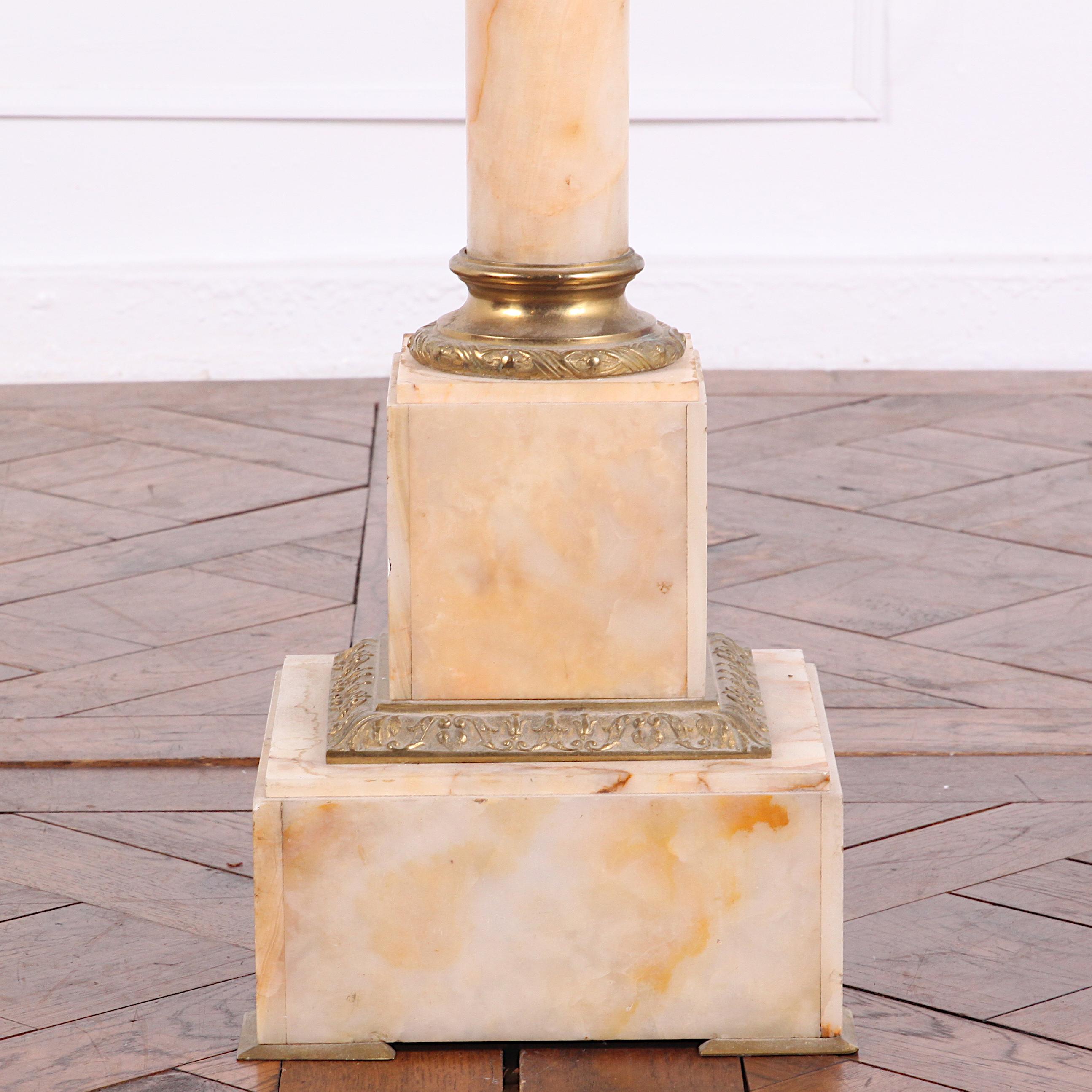 French Brass and Onyx Column 2