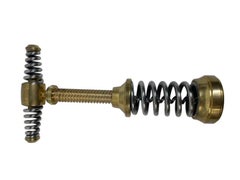 Französischer Korkenzieher aus Messing und Stahl mit „Ressort“ (Frühling)-Muster von Peugeot