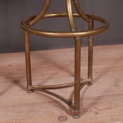 Französische Barhocker aus Messing