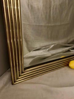 French Brass Bistro Mirror