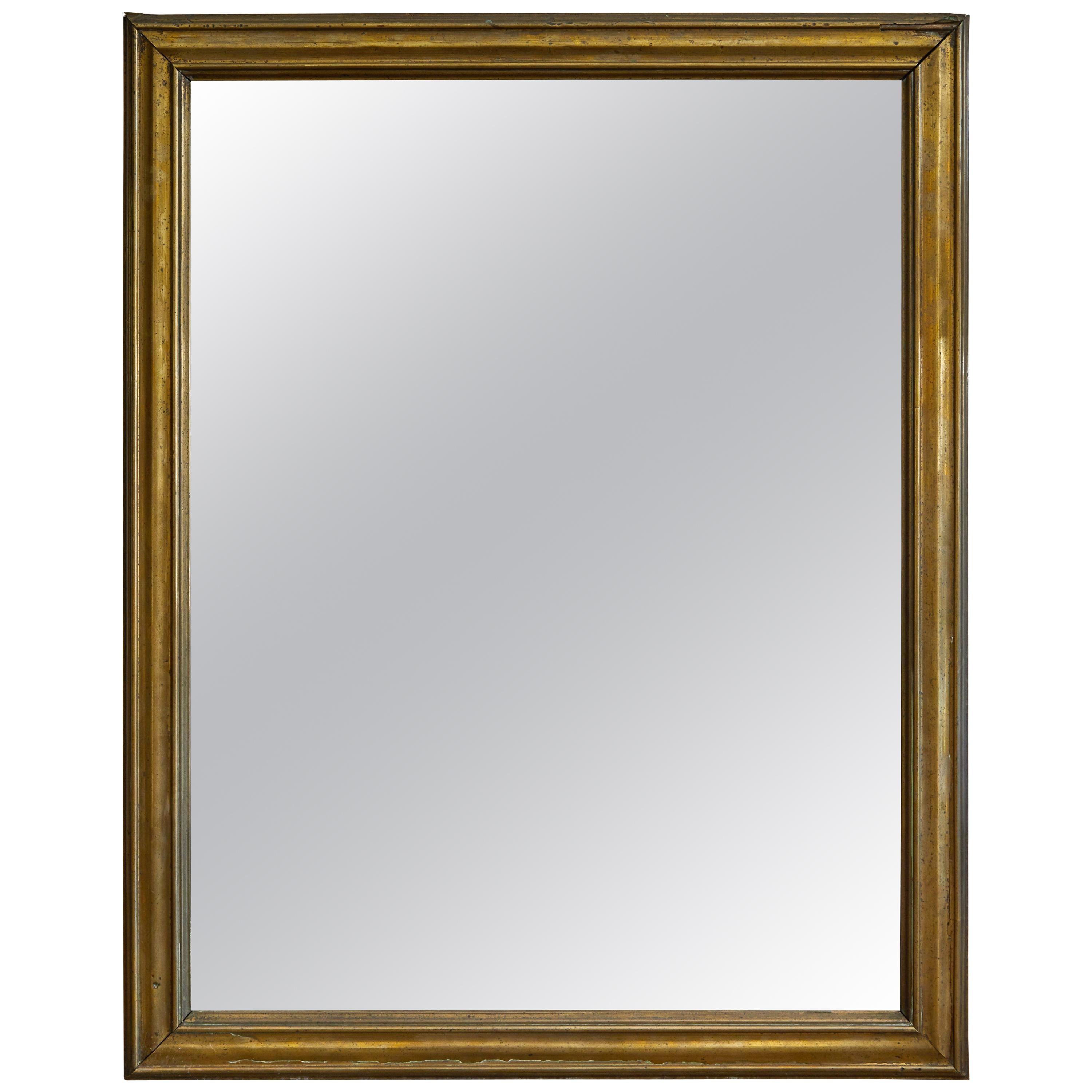 French Brass Bistro Mirror at 1stDibs french bistro mirror, french