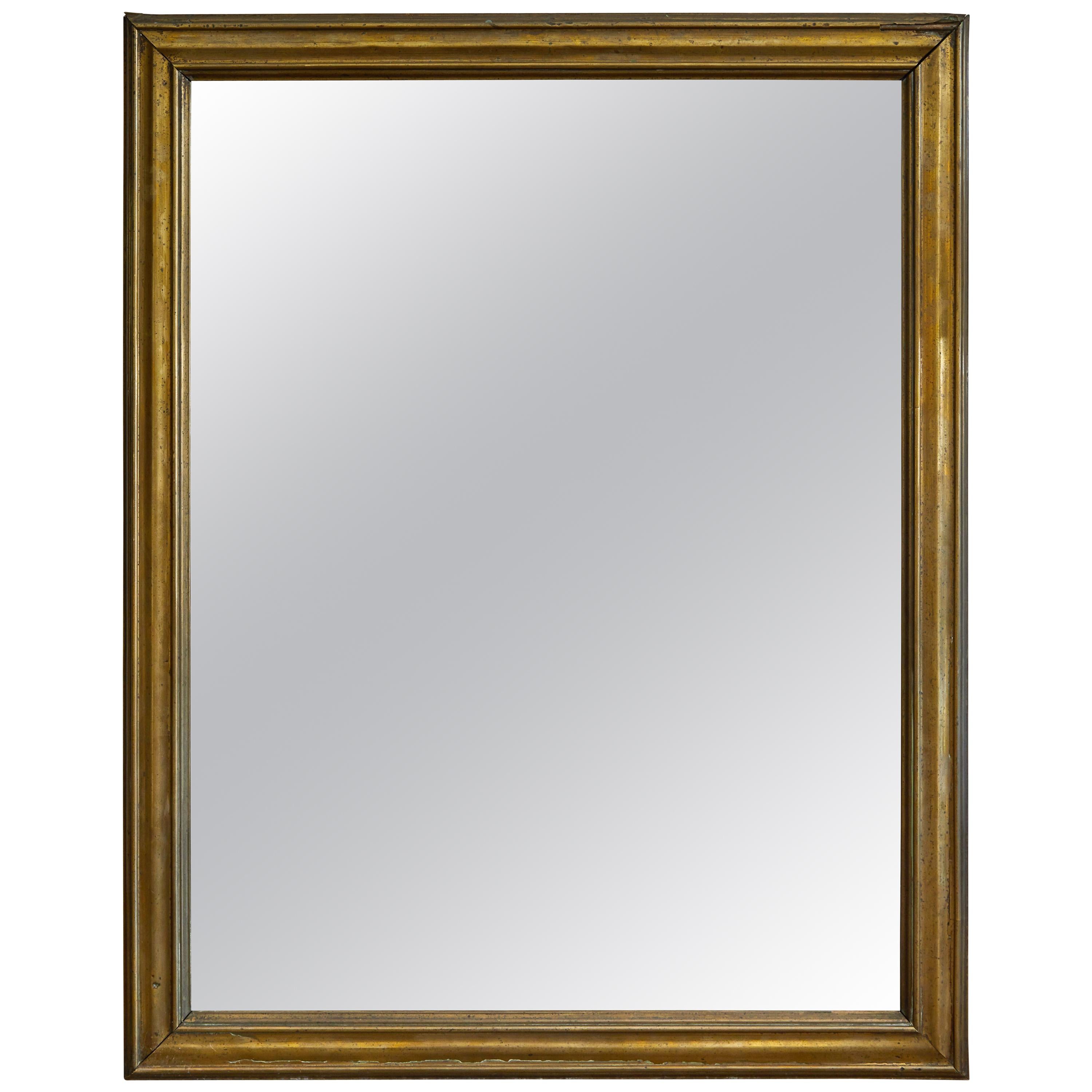 French Brass Bistro Mirror