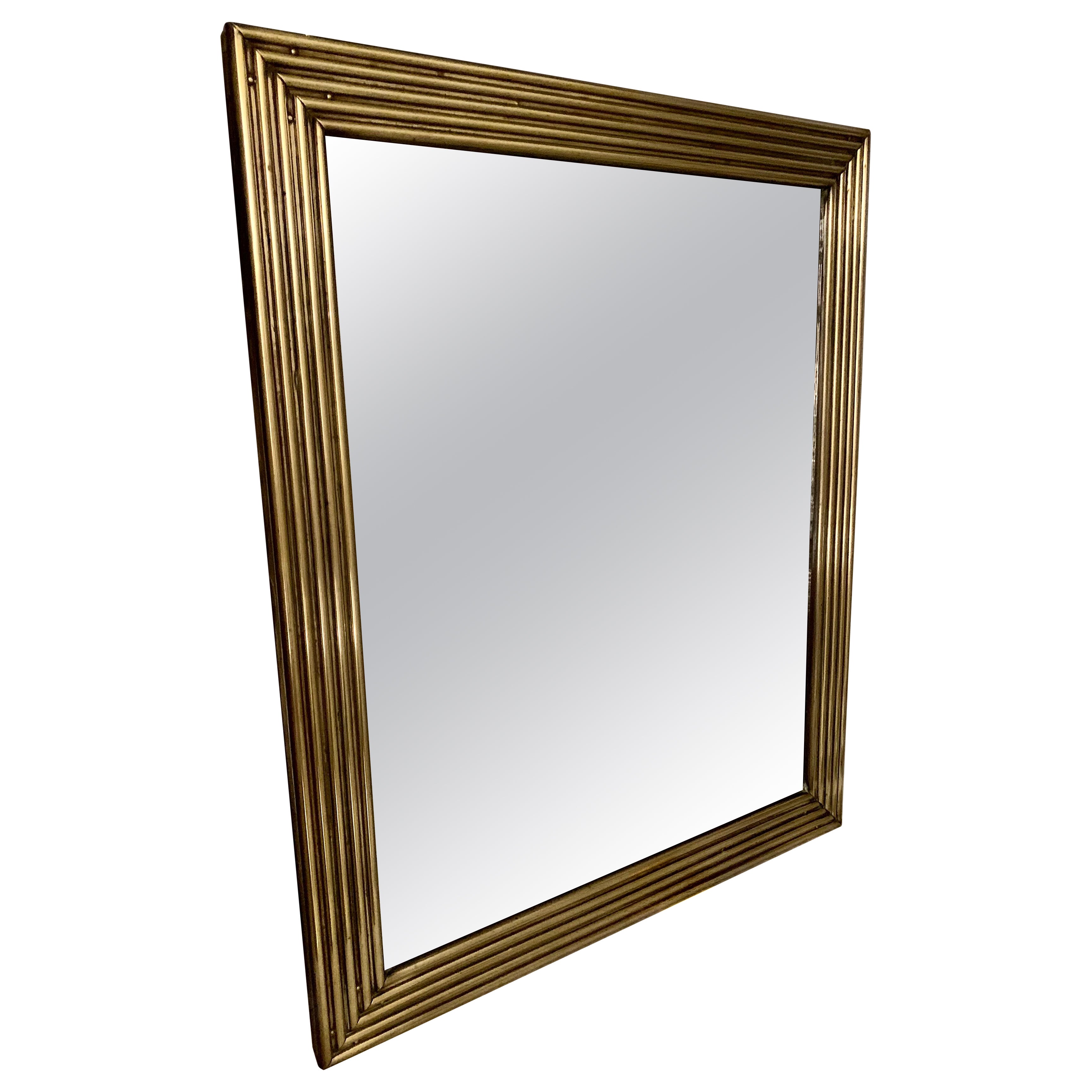 French Brass Bistro Mirror
