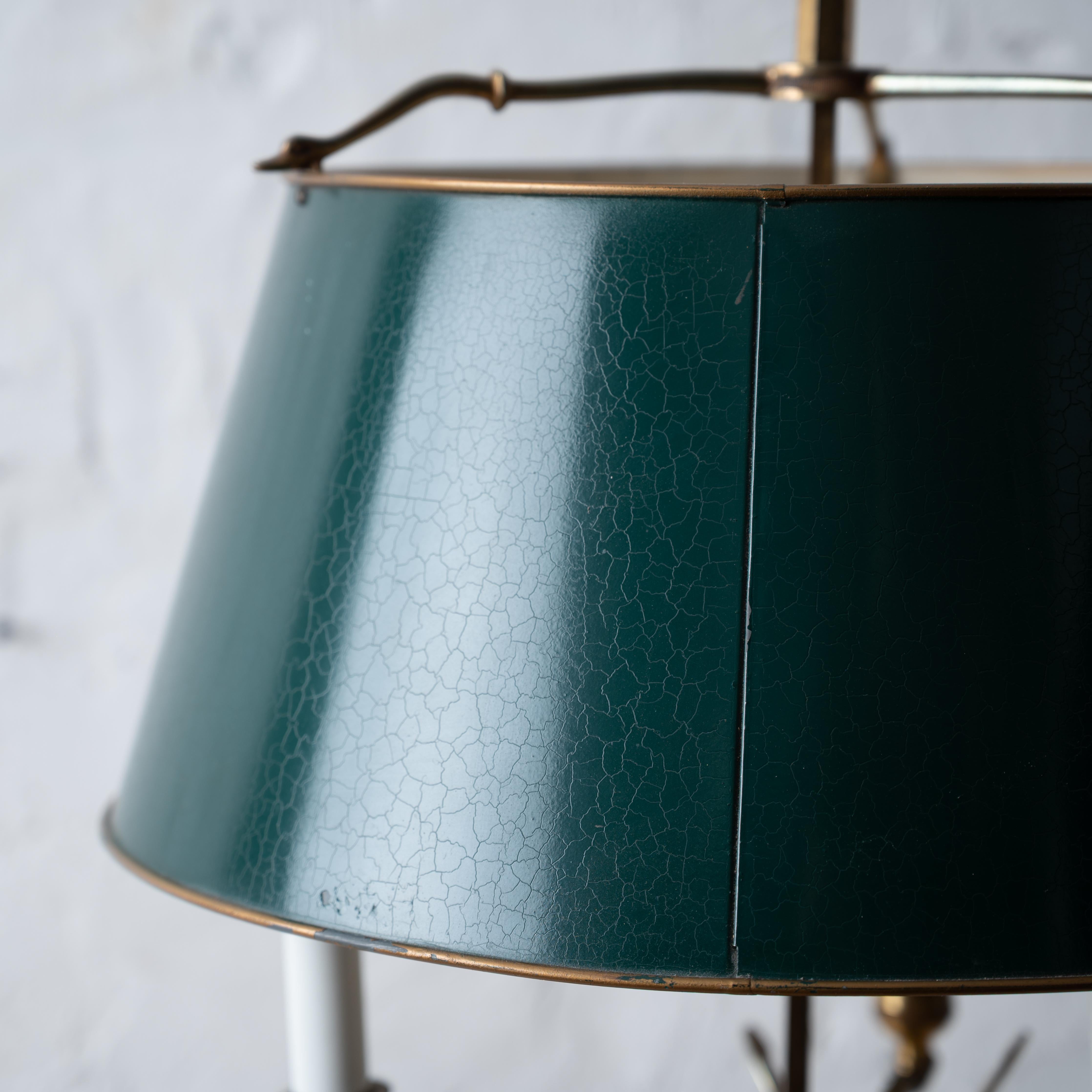 French Brass Bouillotte Lamp For Sale 2