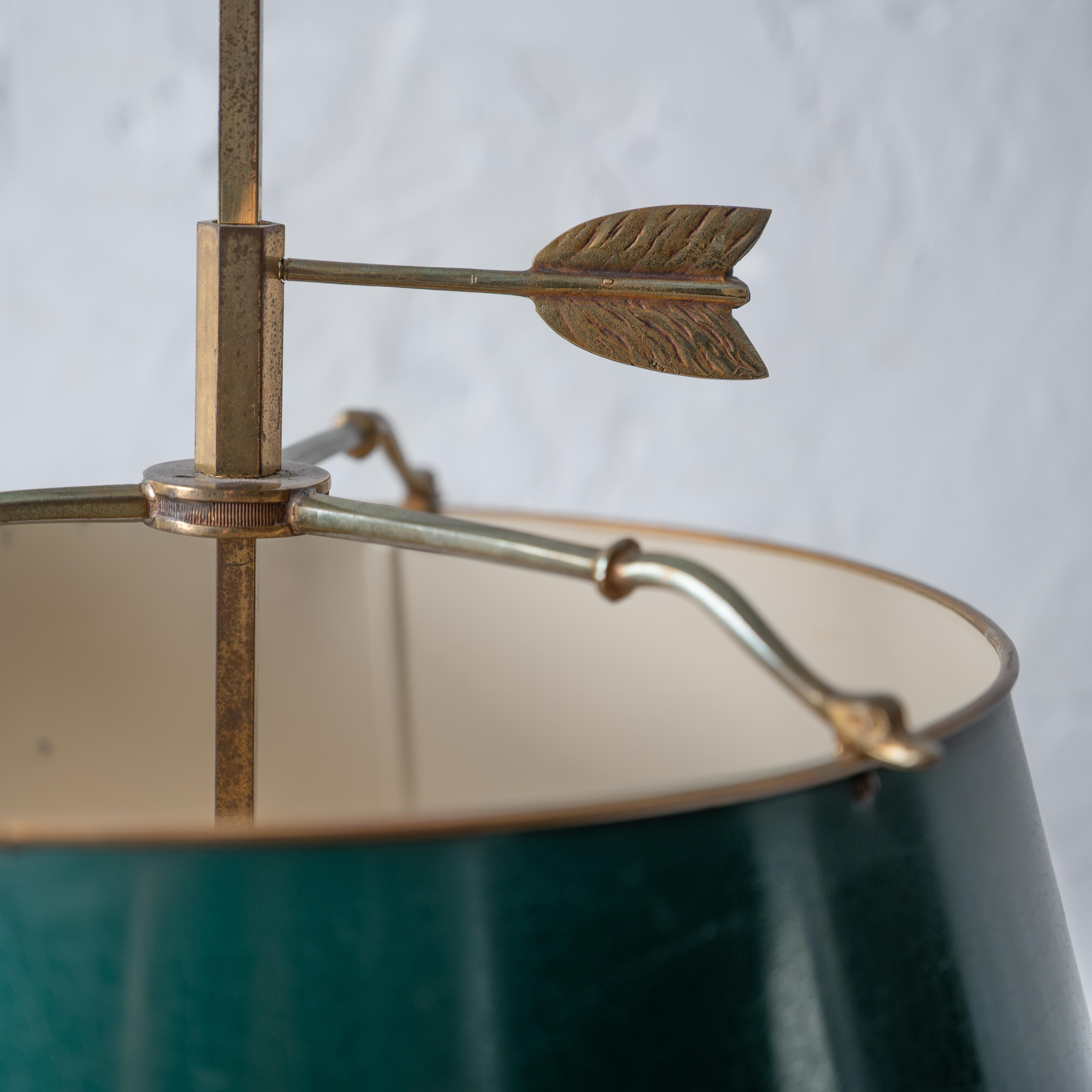 French Brass Bouillotte Lamp For Sale 4