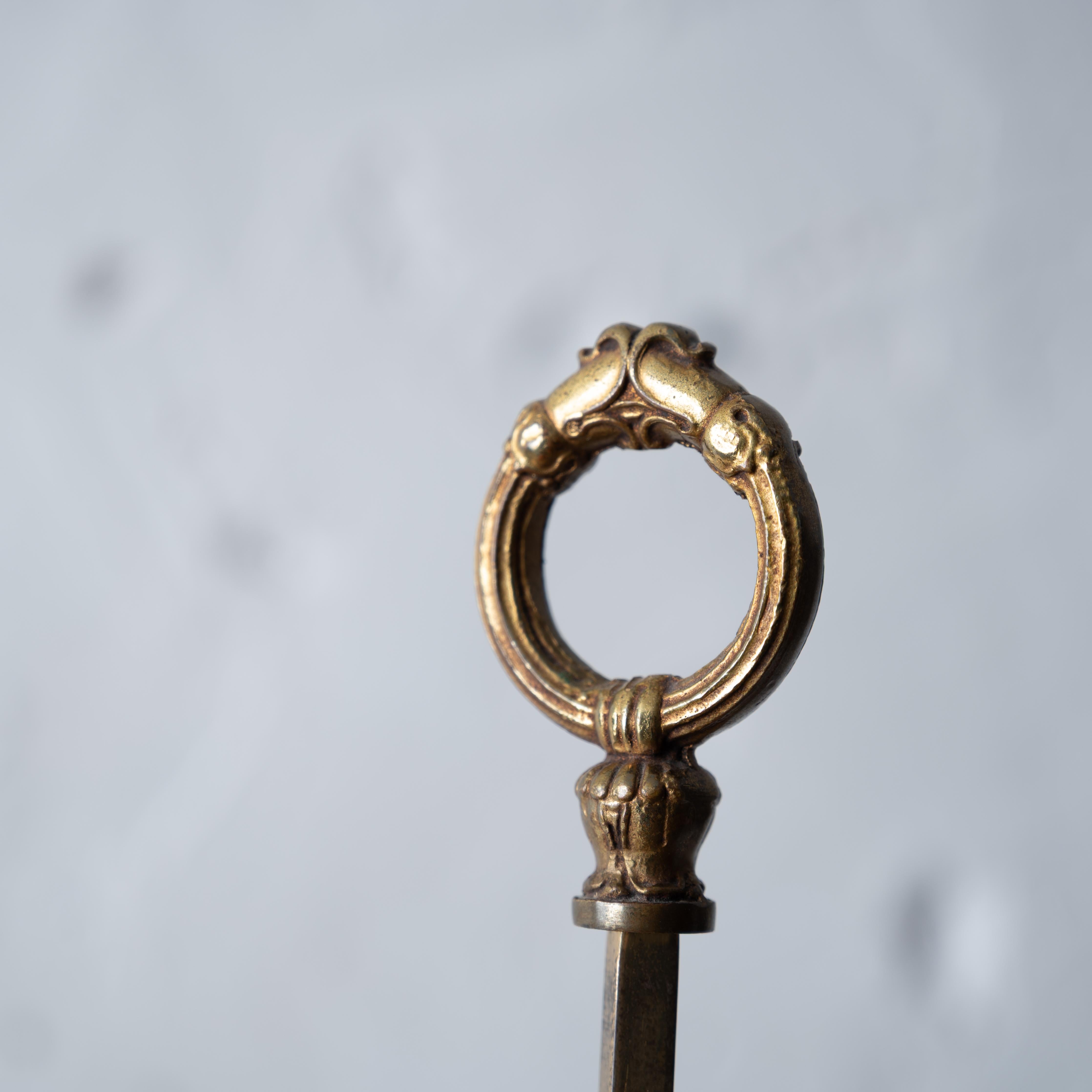 French Brass Bouillotte Lamp For Sale 5