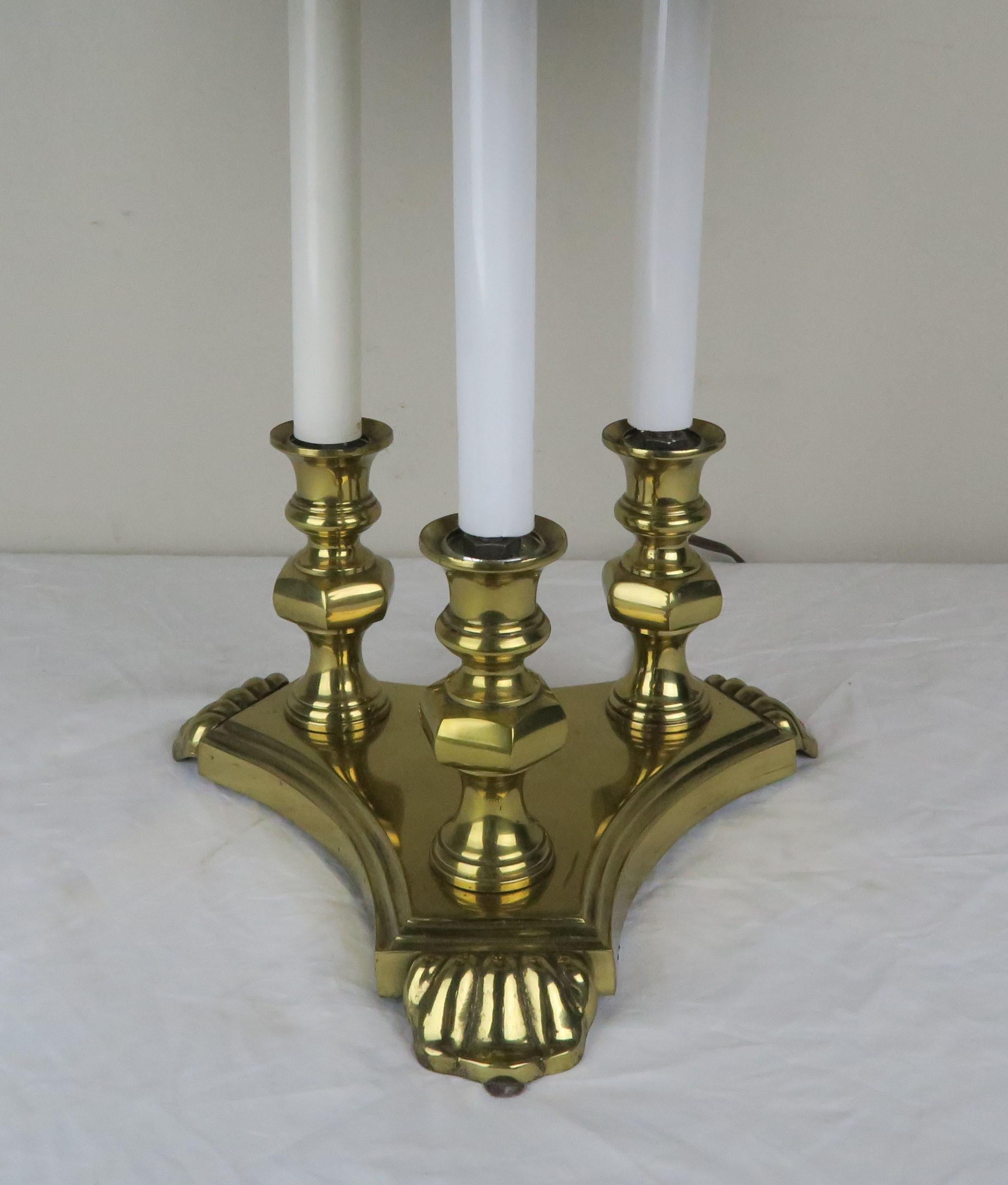 French Brass Boulliot Style Table Lamp 5
