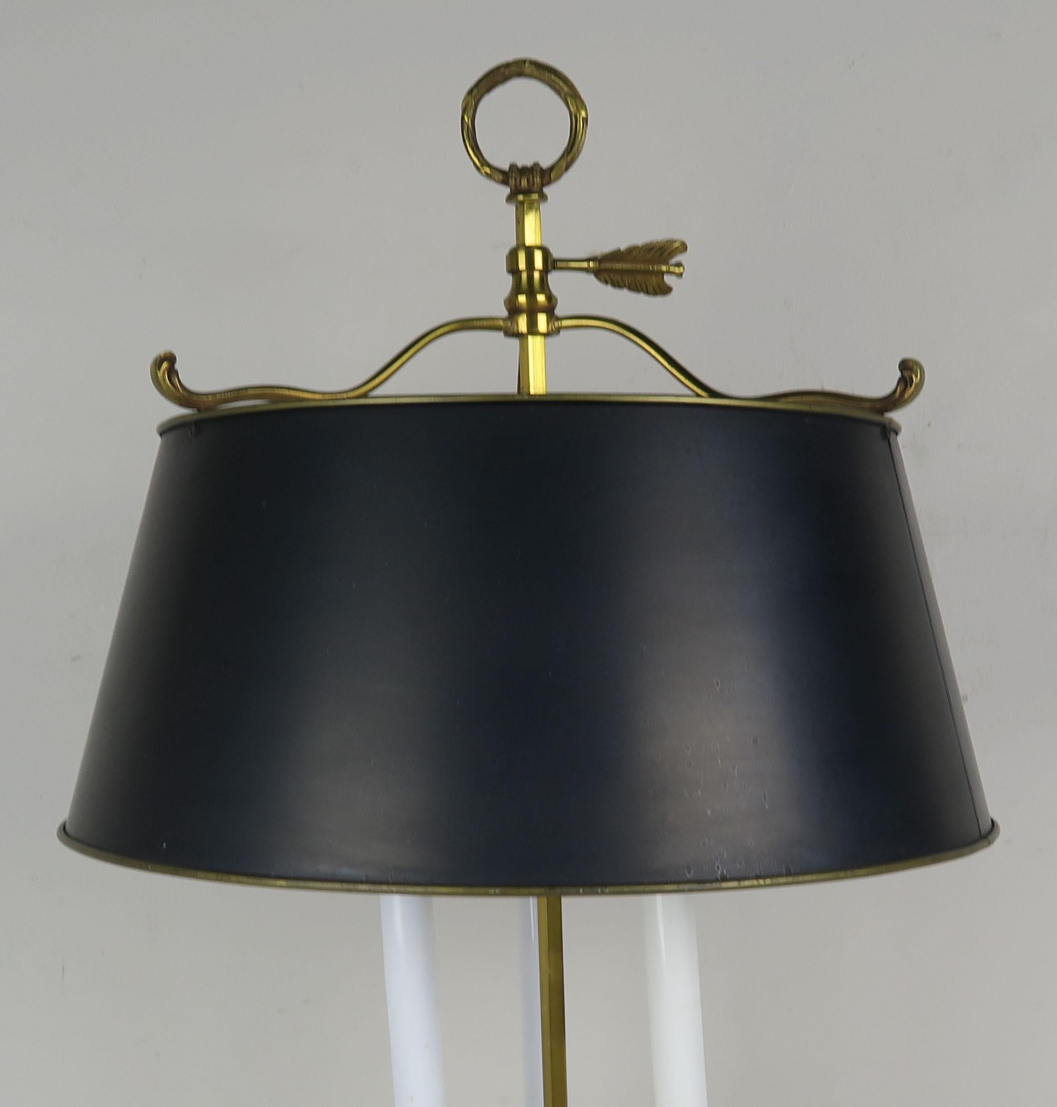 French Brass Boulliot Style Table Lamp (Neoklassisch)
