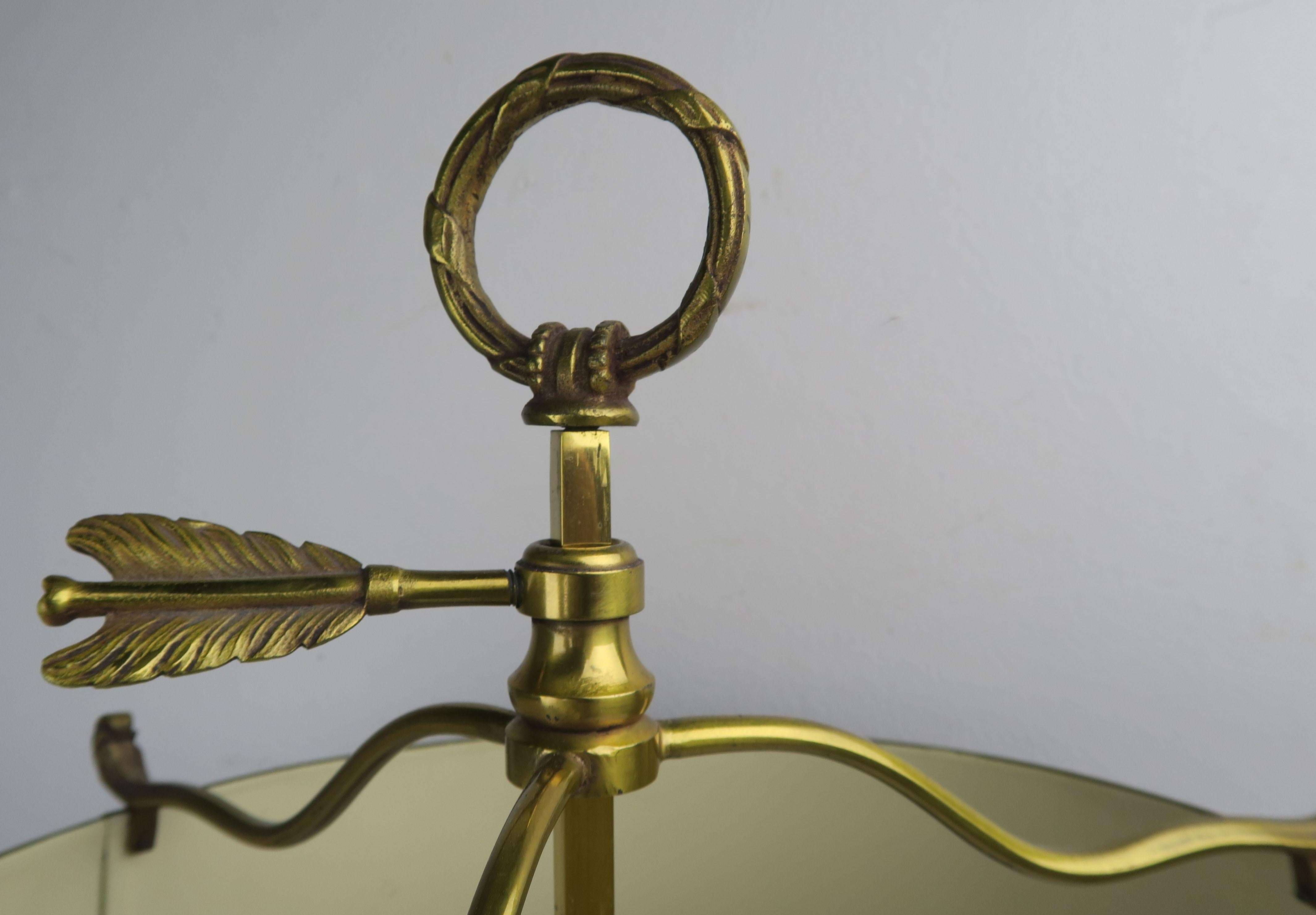 French Brass Boulliot Style Table Lamp (Französisch)