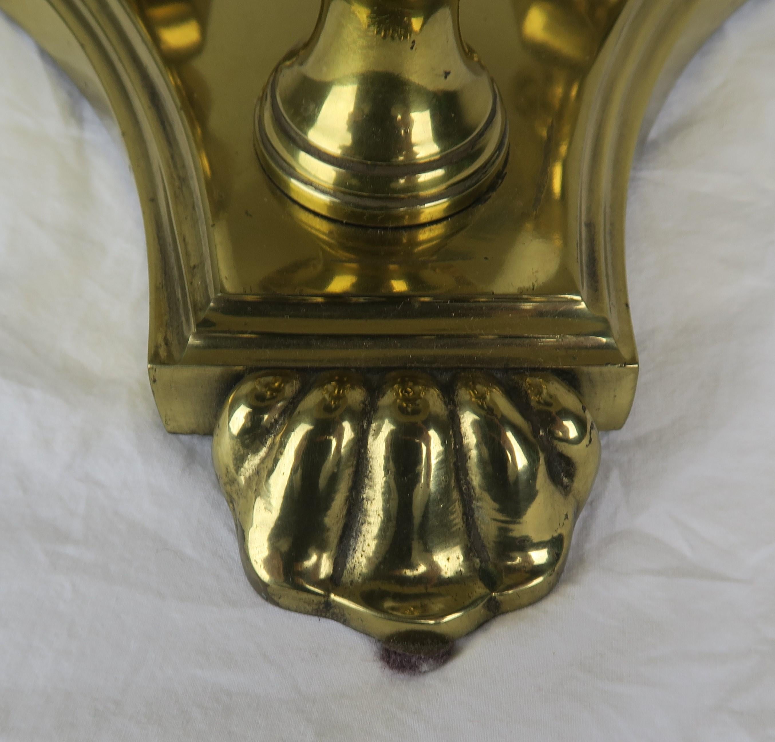 French Brass Boulliot Style Table Lamp (Messing)