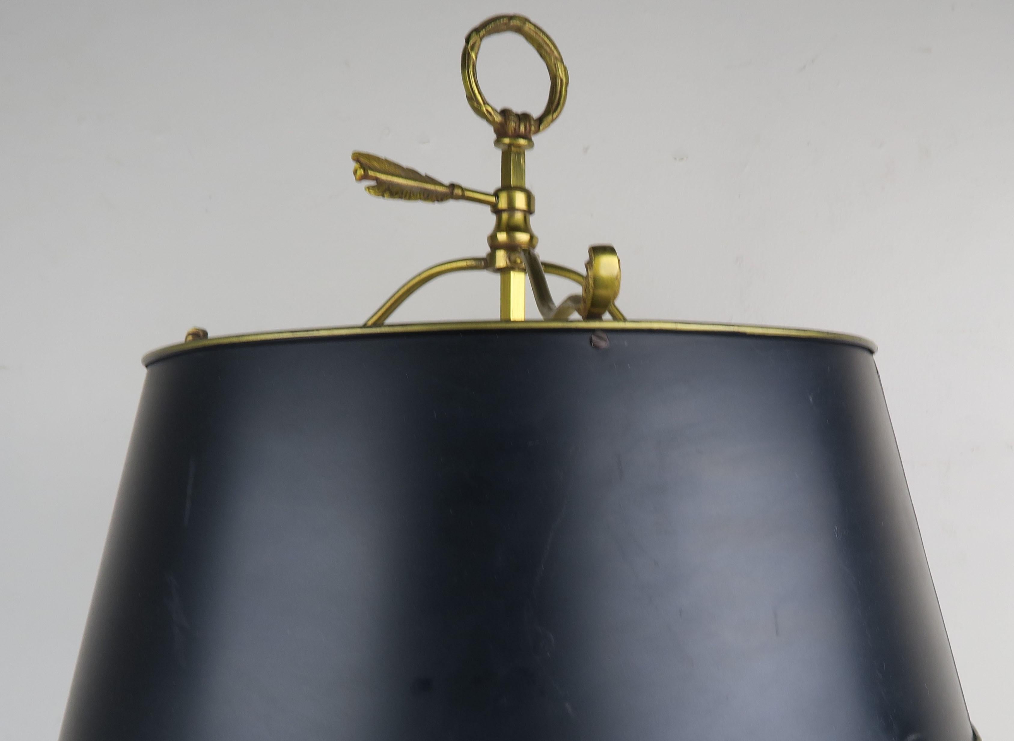 French Brass Boulliot Style Table Lamp 2